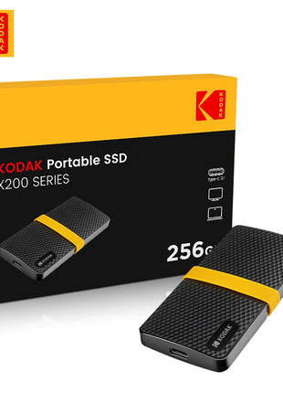 Kodak X200 SSD portatile 1TB 512GB 256GB USB 3.1 Tipo C Disco rigido esterno Gen 2 Disco rigido Unità a stato solido per laptop MacBook