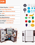 SucceBuy Play KitchenToys Set Accessori per utensili da cucina per bambini con macchina per il ghiaccio per giocattoli per bambini Regali di compleanno per ragazze in età prescolare - riparo82