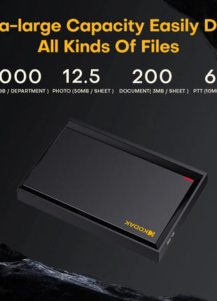 Kodak Disco rigido protettivo da 2,5 pollici USB3.0 5Gbps 500GB 1TB Disco rigido esterno HDD per capacità di espansione del computer desktop PS4