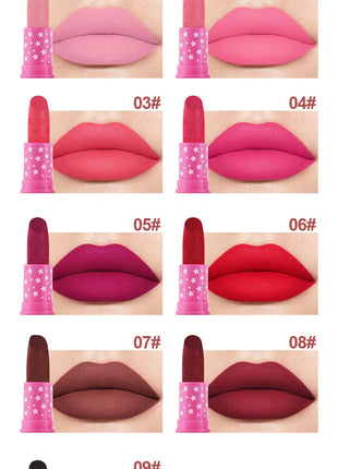 3Pcs/Box Korean Matte Lipstick Set for Women Waterproof Long-Lasting High Pigmented Lipgloss Cosmetic Beauty Makeup - Riparo82
