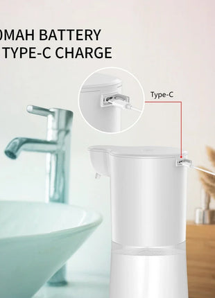 Xiaomi 2000mAh USB Charging Automatic Induction Foam Soap Dispenser Smart Infrared Touchless Hand Washer For Kitchen Bathroom - Riparo82