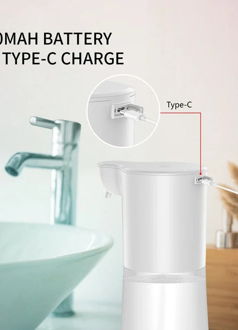 Xiaomi 2000mAh USB Charging Automatic Induction Foam Soap Dispenser Smart Infrared Touchless Hand Washer For Kitchen Bathroom - Riparo82