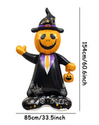 1pcs Halloween Giant Pumpkin Skeleton Standing Balloon House Witch Dead Tree Inflatable Foil Ballon Halloween Party Deco Supplie - Riparo82