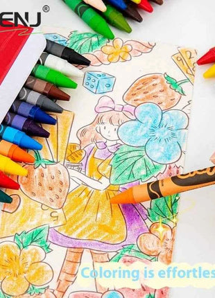 4/12/24 Colors Multicolor Crayons Children's Graffiti Brush Student Oil Painting Stick Suit School Supplies Art Supply