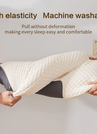 Neck Pillow Help Sleep And Protect The Neck Cervical Orthopedic Household Soybean Fiber SPA Massage Pillow For Sleeping New - Riparo82
