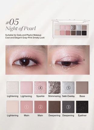 JOOCYEE New 12 Shades Eeyeshadow Palette The World is My Oyster Collection Waterproof Long Lasting - Riparo82