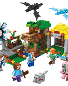 The Cave Village Mine Farm TreeHouse Deep Dark Battle Construccie Building Block Modello Giocattoli Fai da te per bambini Regalo di Natale