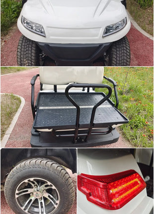Hot Sale 2/4/6/8 Seat 48V 60V 72V Electric Golf Cart 4 Wheel Car Street Legal Off-Road Hunting Electric Golf Car - Riparo82