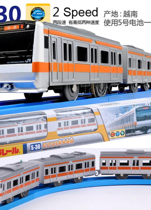 TAKARA TOMY Pule Road Metro bus treno elettrico giocattolo, modello di auto di simulazione in miniatura con albero di compressione in lega, decorazione per adulti - riparo82