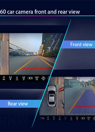 360 Cameras Car Panoramic Camera 1080P AHD Front /Rear /Left /Right Rear View Cameras System for Android Auto Radio Night Vision - Riparo82