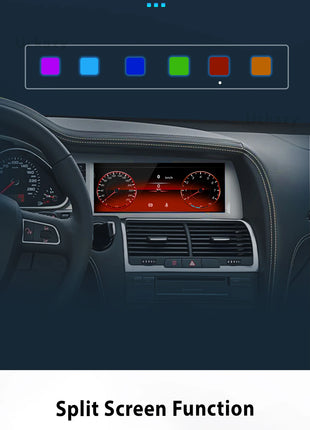 10.25" AutoRadio Android 14 Car Screen For Audi Q7 4L 2005-2015 Multimedia Wireless Carplay Stereo GPS Navigation 4G Audio DSP - Riparo82