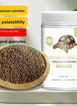 AC-Fish Turtle Food-High Calcium&Protein Formula for Pet Turtles (Red-Eared Slider,Snapping,Box Turtle)-Aquatic&Land Turtle Diet - Riparo82