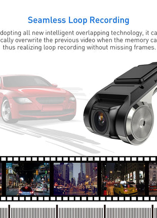 1080P 170 Degree Wide Angle Dash Camera Bluetooth Dash Cam Android DVR ADAS Car Recorder Dash Cam Night Version Car Recorder - Riparo82
