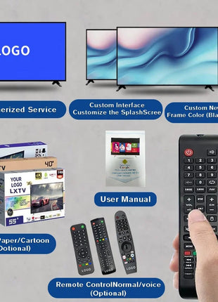 Normal Televisions Accept Custom Led Tv 55 Inch 4k Smart Android Tv Smart 65 75 85 Inch Smart Tv Set - Riparo82