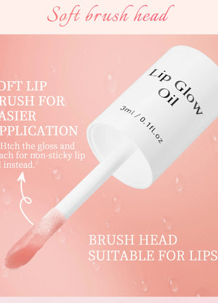 Lip Glaze Lip Oil Moisturizing Shiny Lipgloss Long lasting Makeup Lip Tint Lips Moisturizer Jelly Lipstick Oil Moisturizing Balm - Riparo82