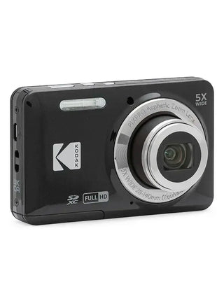 KODAK PIXPRO FZ55-RD Fotocamera digitale da 16 MP Zoom ottico 5X 28 mm Grandangolo 1080P Video Full HD Telecamera per vlogging LCD da 2,7"