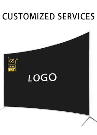 Curved Screen 50 Inch Smart Android LED TV Ultra HD 4K Smart Television - Riparo82
