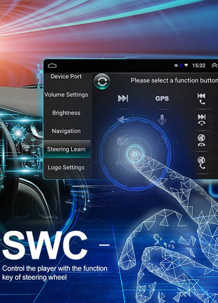 Hikity 2+64G Android Car Radio carplay Autoradio 1Din 7'' Touch Screen Car Multimedia Player GPS Navigation Wifi Auto Bluetooth - Riparo82