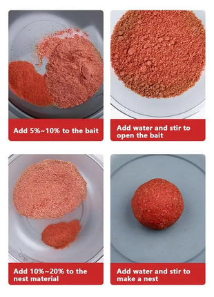 Flavours Boillie additive Fishmeal Fish Buster Carp Killer Fishing Bloodworm Powder Red worm Fishing Attractant Bait - Riparo82