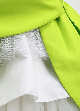 Costume Trilly Campanellino Carnevale 2026 - Abito Fata Verde Bambina