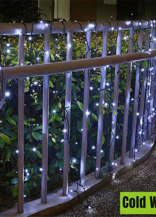 20M/Rotolo 200LED Esterno LED String Fata Luce Impermeabile Cavo Nero Spina UE Ghirlanda Lampada Natale Patio Decorazione del Giardino illuminazione - riparo82