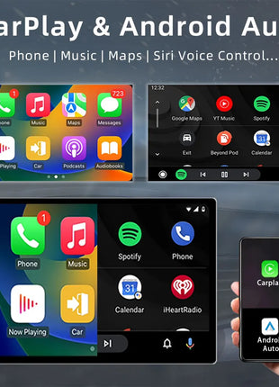 11.5 inch Car Radio GPS Androidauto Carplay For Tesla style For Nissan Hyundai KIA Toyota Honda Multimedia Player For 9/10 inch - Riparo82