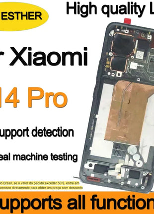 Sostituzione originale AMOLED da 6,73'' per Xiaomi Mi 14 Pro Display LCD 23116PN5BC Touch Screen - riparo82