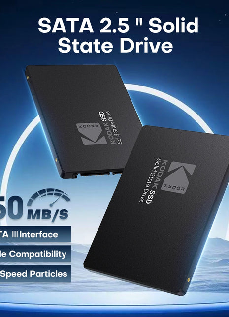 KODAK SSD SATA3 da 2,5 pollici 1TB 512GB 256GB 128GB Unità a stato solido interna SATA III Disco rigido da 2,5 '' per PC desktop portatile