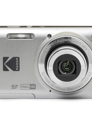 KODAK PIXPRO FZ55-RD Fotocamera digitale da 16 MP Zoom ottico 5X 28 mm Grandangolo 1080P Video Full HD Telecamera per vlogging LCD da 2,7"