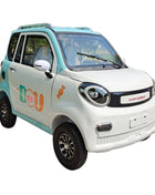 Export Eco car 4-wheel pure electric car 60v105Ah 1000w adult two-wheel drive 5-seat low-speed mini electric battery car - Riparo82