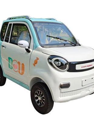 Export Eco car 4-wheel pure electric car 60v105Ah 1000w adult two-wheel drive 5-seat low-speed mini electric battery car - Riparo82