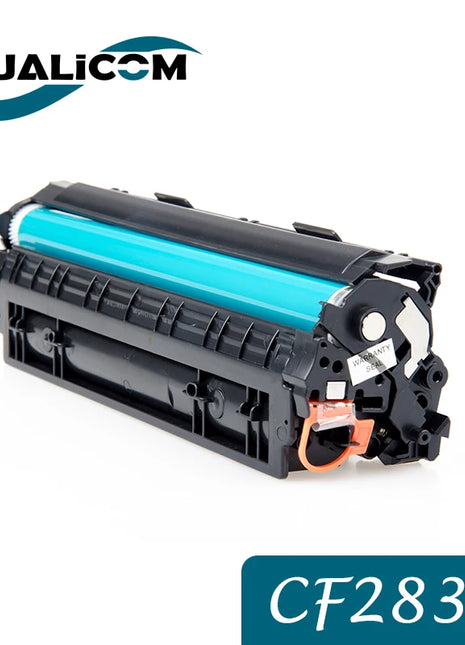 Qualicom CF283A 83A Compatible TONER Cartridge for HP LaserJet Pro MFP M125 M125nw M125rnw M127fn M127fw M127fp M201n M225dn - Riparo82