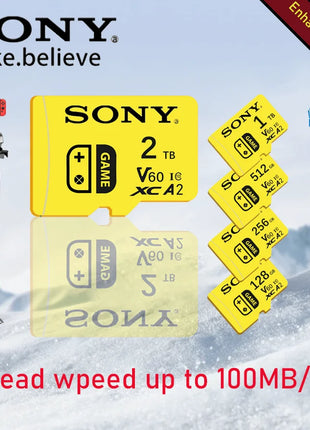 SONY Scheda TF ad alta velocità Memorie Micro Sd A2 V60 U3 Scheda Micro Sd 2TB 1TB 512GB 256GB 128GB per telefono Drone Monitor