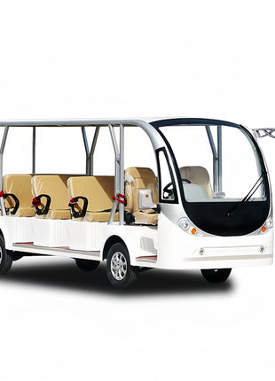 New 18 seater enclosed sightseeing car, electric golf cart for sale, customized solar powered electric sightseeing bus, etc - Riparo82