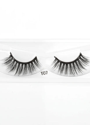 1 Pair Magnetic Eyelashes Wispy 3D Mink Lashes Natural Long Faux Cilios Eyelash Extension Handmade False Eyelashes Makeup Tools