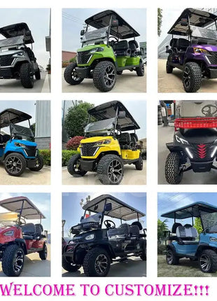 China's Hot Sale 48V/72V Lithium Golf Car 4/6/8 Person Electric Mini Sightseeing Bus Electric Golf Carts - Riparo82