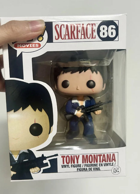 Funko Pop! Scarface: Tony Montana # 86 Pops! Action Figure in Vinile da Collezione, Bambole, Modellini e Regali per l'Arredamento di Casa