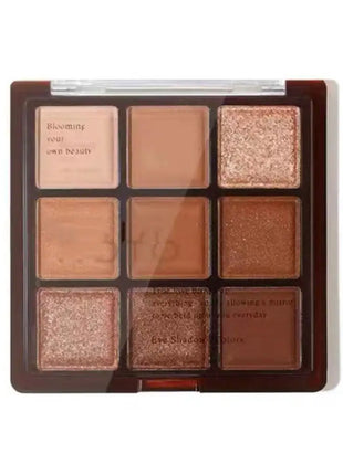 9 Colors Eyeshadow Palette Sweet Cool Girls Punk Smokey Black Grey Eye Shadow Palette Matte Eye Contouring Eye Makeup - Riparo82