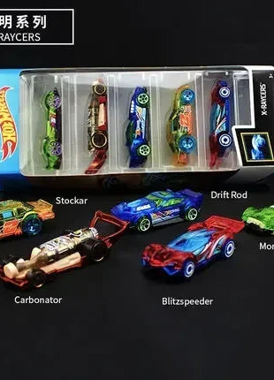 Hot Wheels Set 5 Auto Sportive 1:64 - Pack Modellini Metallo Pista