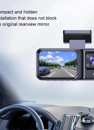 Dash Cam for Cars Camera Black Box 3 Channel /2 Channel  1080P Video Recorder Rear View Camera for Vehicle Car DVR car accessory - Riparo82