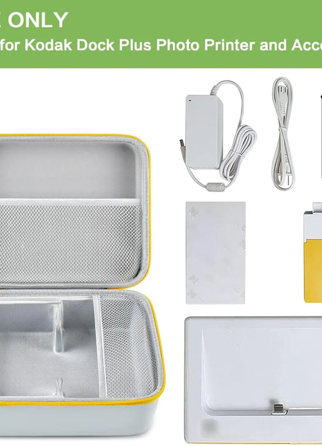 Custodia compatibile con Kodak Dock Plus o Kodak Dock stampante fotografica istantanea portatile, carta fotografica 4x6/cavo di ricarica