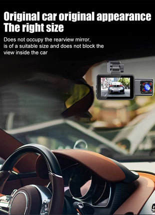 Car Dash Cam 3Lens WIFI 1080P Video Recorder Vehicle DVR Rear View Camera Parking Monitor Black Box Night Vision Auto Accessory - Riparo82