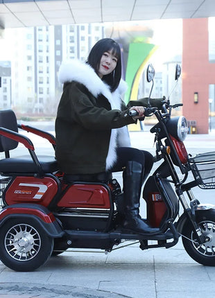 Electric Tricycle, Adult, Elderly, Leisure, Small-scale Home Transport for Children. - Riparo82