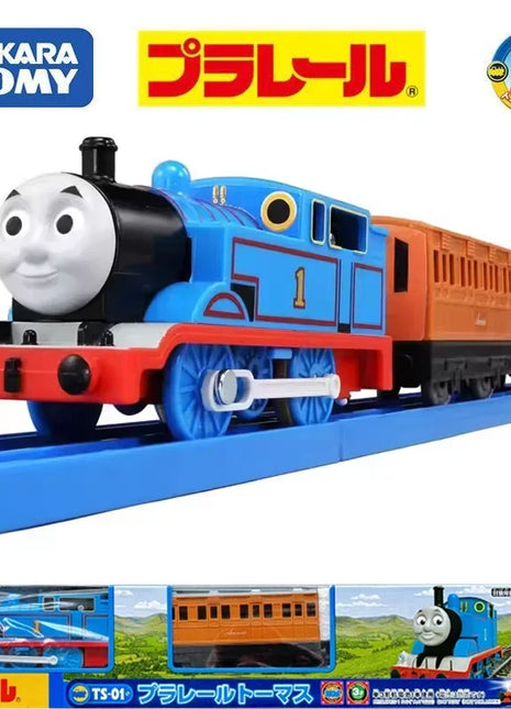 TAKARA TOMY modello giocattolo pista elettrica Thomas Train Annie e Clarabelle Carriage TS-01 Giocattolo per ragazzo, regalo di compleanno per le vacanze dei bambini - riparo82