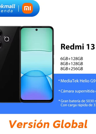 Global Version Xiaomi Redmi 13 Smartphone 108MP super clear camera MediaTek Helio G91 Ultra 33W fast charging 5030mAh battery - Riparo82