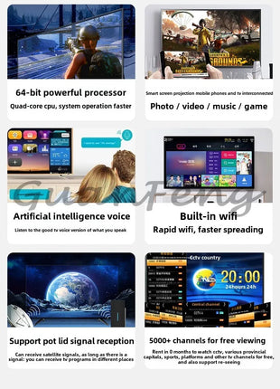 New 4K 55 Inch LCD TV with High-definition 65 Intelligent WIFI Tablet 32 Network 50 Home 46 - Riparo82