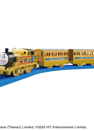 TAKARA TOMY Tomica Plarail Thomas & Friends Train 80° anniversario Golden Thomas Annie Clarabel Veicoli Modelli Regalo di compleanno - riparo82