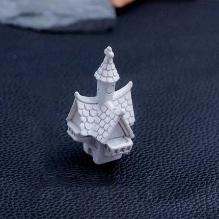 Halloween small ornaments horror skull pumpkin wizard resurrection ghost festival doll resin crafts desktop ornaments