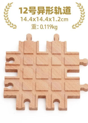 NUOVA binario ferroviario in legno tutti i tipi biforcazione biforcazione binario in legno di faggio accessori adatti per binari in legno Thomos giocattolo - riparo82