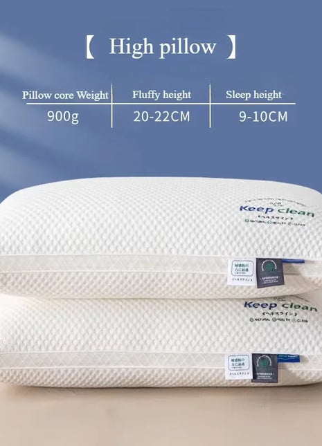 Neck Pillow Help Sleep And Protect The Neck Cervical Orthopedic Household Soybean Fiber SPA Massage Pillow For Sleeping New - Riparo82